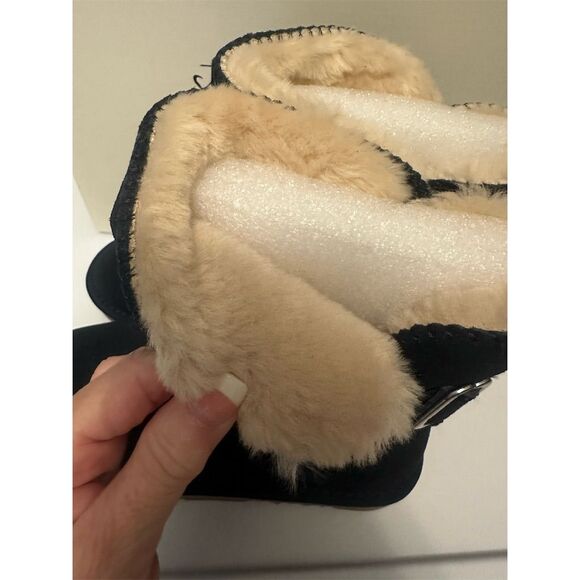 Style & Co. Women's Blue Ankle Booties Size 5 Faux Fur Lined Casual - Picture 6 of 10